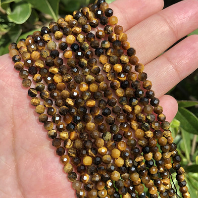 Naturaalsest sinisest safiirist ümmarguse tahvliga lahtine vaherõngas, tillukesed helmed, meisterdamine käevõru kõrvarõngavõru ehete valmistamiseks 15 tolli 2/3/4 mm