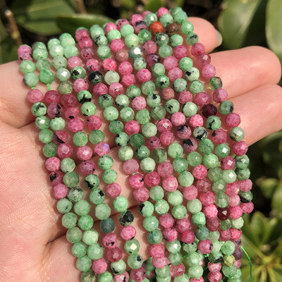 Naturaalsest sinisest safiirist ümmarguse tahvliga lahtine vaherõngas, tillukesed helmed, meisterdamine käevõru kõrvarõngavõru ehete valmistamiseks 15 tolli 2/3/4 mm