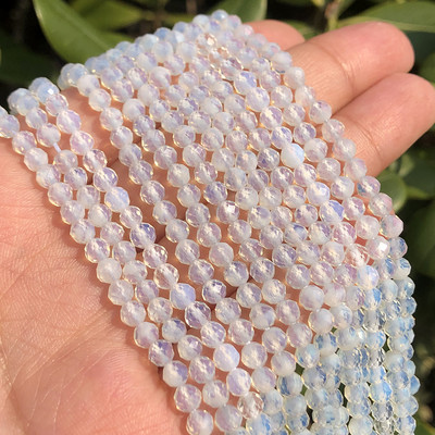 Naturaalsest sinisest safiirist ümmarguse tahvliga lahtine vaherõngas, tillukesed helmed, meisterdamine käevõru kõrvarõngavõru ehete valmistamiseks 15 tolli 2/3/4 mm