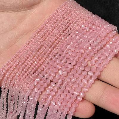 Naturaalsest sinisest safiirist ümmarguse tahvliga lahtine vaherõngas, tillukesed helmed, meisterdamine käevõru kõrvarõngavõru ehete valmistamiseks 15 tolli 2/3/4 mm