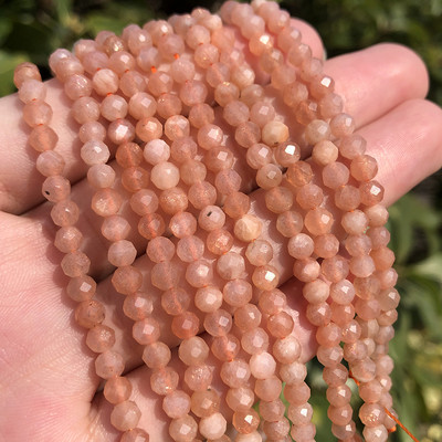 Naturaalsest sinisest safiirist ümmarguse tahvliga lahtine vaherõngas, tillukesed helmed, meisterdamine käevõru kõrvarõngavõru ehete valmistamiseks 15 tolli 2/3/4 mm