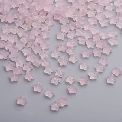 50 db/tétel 8 mm-es matt színátmenetes színű csillaggyöngyök cseh üveg laza távtartó gyöngyök ékszerkészítéshez, kézzel készített barkács kiegészítők