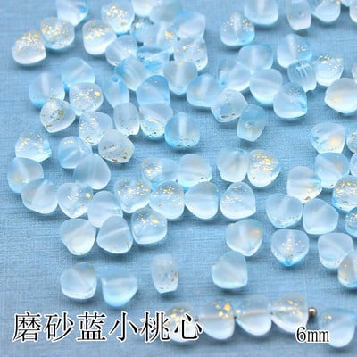 50 db/tétel 8 mm-es matt színátmenetes színű csillaggyöngyök cseh üveg laza távtartó gyöngyök ékszerkészítéshez, kézzel készített barkács kiegészítők