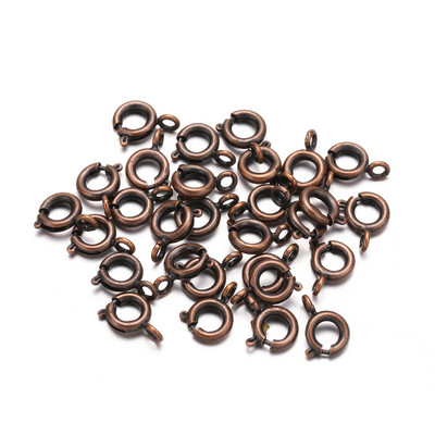 10 бр./лот златен пружинен пръстен закопчалка с отворен скок пръстен бижута закопчалка за верига колие гривна конектори изработка на бижута