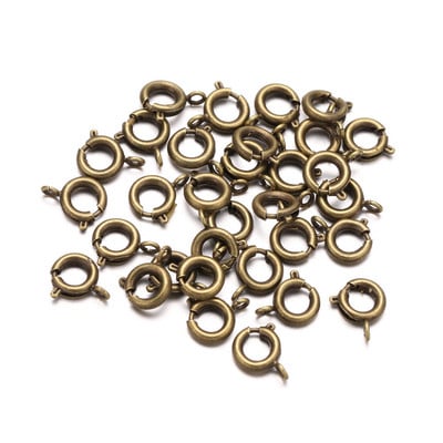 10 бр./лот златен пружинен пръстен закопчалка с отворен скок пръстен бижута закопчалка за верига колие гривна конектори изработка на бижута
