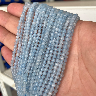 2023 Nou 2mm 3mm margele de piatra naturala cuarț albastru cristal turcoaz acvamarin margele pentru lucrare cu margele bricolaj accesorii bratari 38CM