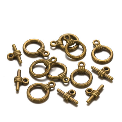 10/20 комплекта/лот злато/розово злато OT превключващи закопчалки Конектори за Направи си сам гривна Колие Изработка на бижута Консумативи за намиране Аксесоари