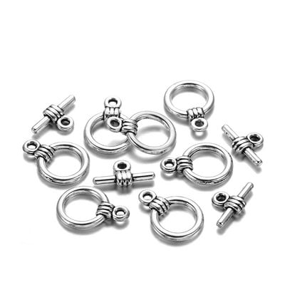 10/20 комплекта/лот злато/розово злато OT превключващи закопчалки Конектори за Направи си сам гривна Колие Изработка на бижута Консумативи за намиране Аксесоари