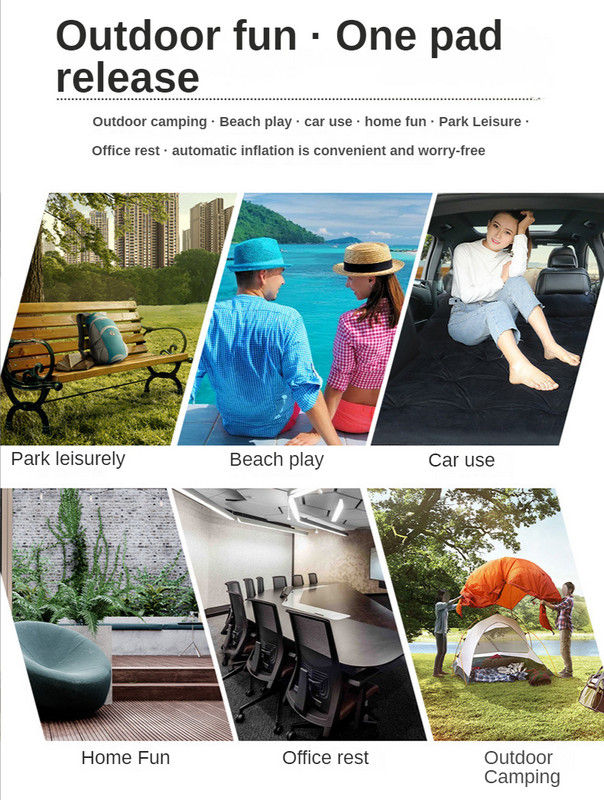 Automobil na samonapuhavanje zračni krevet stražnja podloga za spavanje madrac off-road SUV prtljažnik putovanja zračni jastuk krevet na napuhavanje auto krevet auto kampiranje