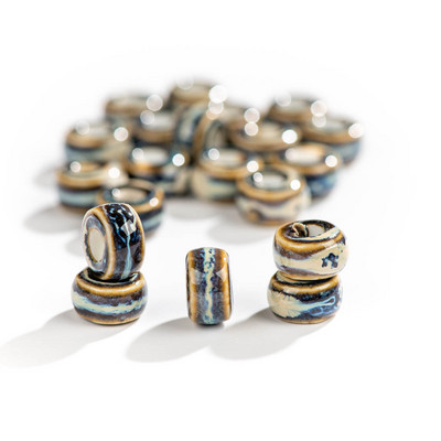 10#20 бр. Винтидж малък пръстен във формата на пещ, цвят на керамични мъниста, ръчно изработени материали, бижута, аксесоари, гривна за изработка #XN331