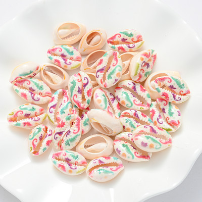 10/20/40 komada obojenih prirodnih morskih školjki školjke perle za pješčanu plažu Izrada nakita DIY Ogrlica Narukvica Dodaci