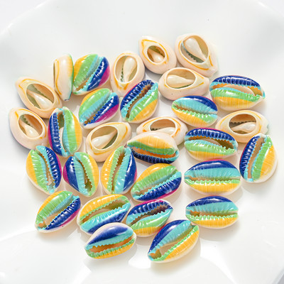 10/20/40 komada obojenih prirodnih morskih školjki školjke perle za pješčanu plažu Izrada nakita DIY Ogrlica Narukvica Dodaci
