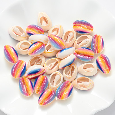 10/20/40 komada obojenih prirodnih morskih školjki školjke perle za pješčanu plažu Izrada nakita DIY Ogrlica Narukvica Dodaci