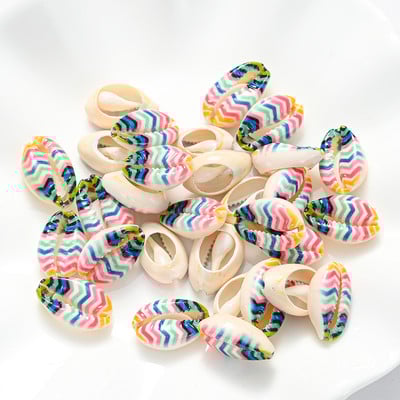 10/20/40 komada obojenih prirodnih morskih školjki školjke perle za pješčanu plažu Izrada nakita DIY Ogrlica Narukvica Dodaci