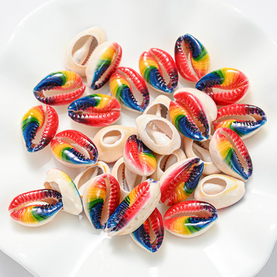 10/20/40 komada obojenih prirodnih morskih školjki školjke perle za pješčanu plažu Izrada nakita DIY Ogrlica Narukvica Dodaci