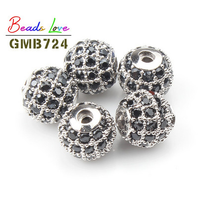 3 tk/partii CZ vaherõngas ümmargune rant 4mm 6mm 8mm 10mm 12mm messingist Micro Pave kuupmeetrist tsirkooniumoksiidi helmed ehete valmistamiseks isetehtud võlukeste käevõru