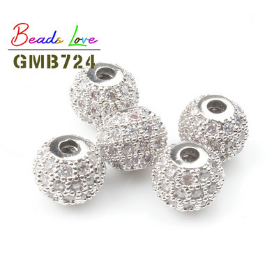 3 tk/partii CZ vaherõngas ümmargune rant 4mm 6mm 8mm 10mm 12mm messingist Micro Pave kuupmeetrist tsirkooniumoksiidi helmed ehete valmistamiseks isetehtud võlukeste käevõru