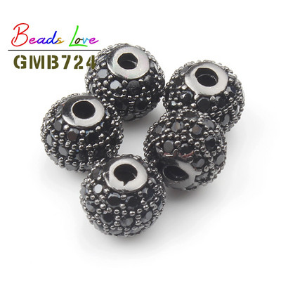 3 tk/partii CZ vaherõngas ümmargune rant 4mm 6mm 8mm 10mm 12mm messingist Micro Pave kuupmeetrist tsirkooniumoksiidi helmed ehete valmistamiseks isetehtud võlukeste käevõru