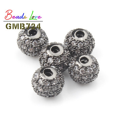 3 tk/partii CZ vaherõngas ümmargune rant 4mm 6mm 8mm 10mm 12mm messingist Micro Pave kuupmeetrist tsirkooniumoksiidi helmed ehete valmistamiseks isetehtud võlukeste käevõru