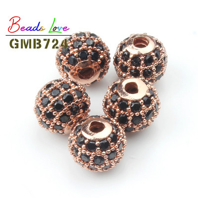 3 tk/partii CZ vaherõngas ümmargune rant 4mm 6mm 8mm 10mm 12mm messingist Micro Pave kuupmeetrist tsirkooniumoksiidi helmed ehete valmistamiseks isetehtud võlukeste käevõru