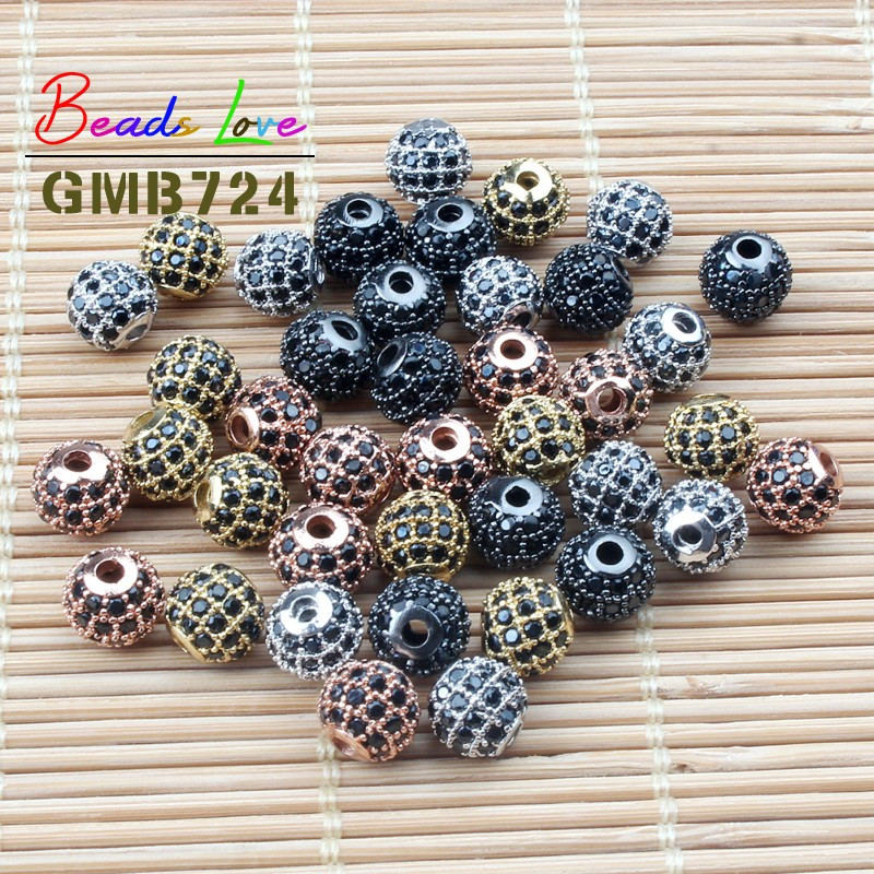 3 tk/partii CZ vaherõngas ümmargune rant 4mm 6mm 8mm 10mm 12mm messingist Micro Pave kuupmeetrist tsirkooniumoksiidi helmed ehete valmistamiseks isetehtud võlukeste käevõru