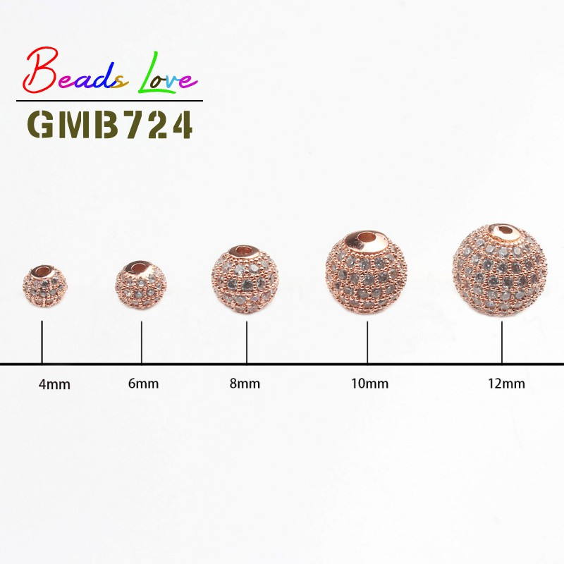 3 tk/partii CZ vaherõngas ümmargune rant 4mm 6mm 8mm 10mm 12mm messingist Micro Pave kuupmeetrist tsirkooniumoksiidi helmed ehete valmistamiseks isetehtud võlukeste käevõru