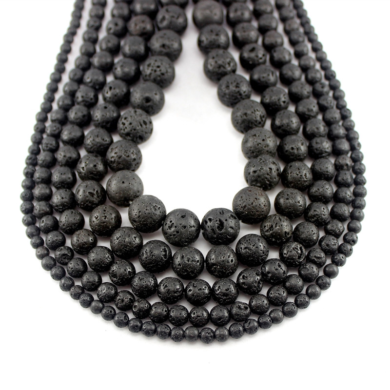 Perle od prirodnog kamena lava tirkiz tigrovo oko labradorit kvarc jaspis opal 4/6/8/10MM 15 inča za nakit DIY izrada narukvica