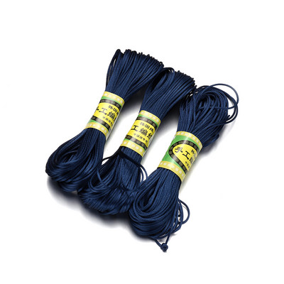 20 metri/lot 1,5 mm șnur din nailon poliester șir pentru bricolaj mărgele îmbrăcăminte meșteșuguri brățară colier accesorii pentru fabricarea de bijuterii