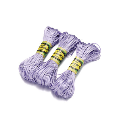 20 metri/lot 1,5 mm șnur din nailon poliester șir pentru bricolaj mărgele îmbrăcăminte meșteșuguri brățară colier accesorii pentru fabricarea de bijuterii