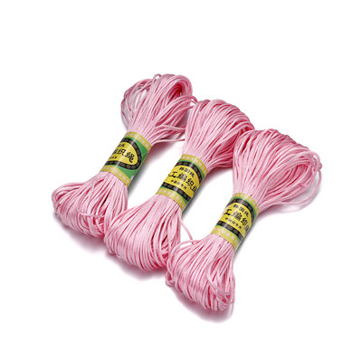 20 metri/lot 1,5 mm șnur din nailon poliester șir pentru bricolaj mărgele îmbrăcăminte meșteșuguri brățară colier accesorii pentru fabricarea de bijuterii