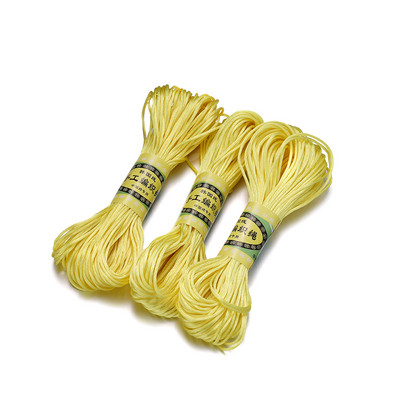 20 metri/lot 1,5 mm șnur din nailon poliester șir pentru bricolaj mărgele îmbrăcăminte meșteșuguri brățară colier accesorii pentru fabricarea de bijuterii