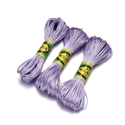 20 metri/lot 1,5 mm șnur din nailon poliester șir pentru bricolaj mărgele îmbrăcăminte meșteșuguri brățară colier accesorii pentru fabricarea de bijuterii