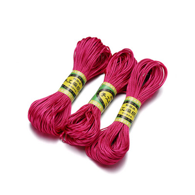 20 metri/lot 1,5 mm șnur din nailon poliester șir pentru bricolaj mărgele îmbrăcăminte meșteșuguri brățară colier accesorii pentru fabricarea de bijuterii