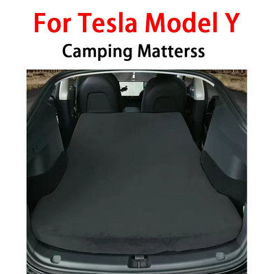 Tesla Model Y kempinga matracim Pārnēsājams salokāms atmiņas putas Tesla Model Y ceļojumu guļamgultai Model Y piederumi