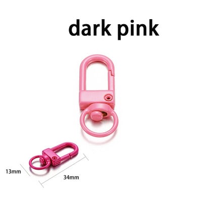 10 kom/lot 12*33 mm zlatna ploča, rotirajuća kopča za pse, kopča za torbu od legure cinka, kuka, kopča, privjesak za ključeve, konektori za DIY pribor za izradu nakita