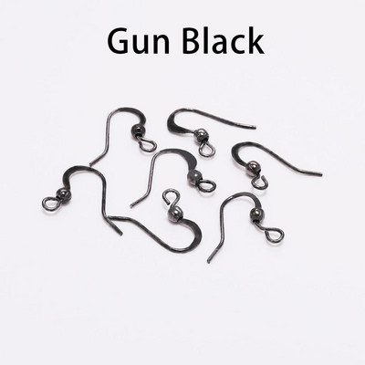 100Pcs 19*18mm Σκουλαρίκι Εξαρτήματα Γάντζοι Twist Gold Bronze Ear Hook κουμπώματα Σύρματα σκουλαρικιών Ευρήματα για DIY Jewelry Making