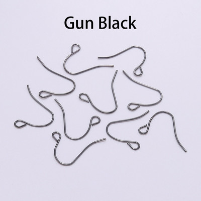 100Pcs 19*18mm Σκουλαρίκι Εξαρτήματα Γάντζοι Twist Gold Bronze Ear Hook κουμπώματα Σύρματα σκουλαρικιών Ευρήματα για DIY Jewelry Making