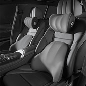 Μαξιλάρι προσκέφαλου λαιμού αυτοκινήτου Αξεσουάρ αυτοκινήτου Μαξιλάρι αυτοκινήτου καθίσματος Στήριγμα κεφαλιού Αναπνεύσιμος αφρός μνήμης Slow Rebound Guard Lumbar Universal