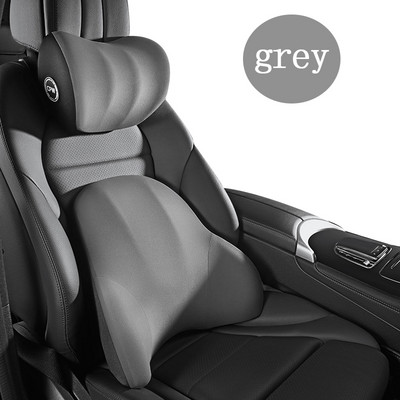 Μαξιλάρι προσκέφαλου λαιμού αυτοκινήτου Αξεσουάρ αυτοκινήτου Μαξιλάρι αυτοκινήτου καθίσματος Στήριγμα κεφαλιού Αναπνεύσιμος αφρός μνήμης Slow Rebound Guard Lumbar Universal