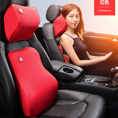 Universal Προσκέφαλο αυτοκινήτου Μαξιλάρι λαιμού οσφυϊκή υποστήριξη Μαλακό μαξιλάρι λαιμού Μαξιλάρι αυτοκινήτου οσφυϊκό μαξιλάρι πλάτης Στήριγμα πλάτης μνήμης αφρός που πλένεται