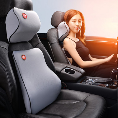 Universal Προσκέφαλο αυτοκινήτου Μαξιλάρι λαιμού οσφυϊκή υποστήριξη Μαλακό μαξιλάρι λαιμού Μαξιλάρι αυτοκινήτου οσφυϊκό μαξιλάρι πλάτης Στήριγμα πλάτης μνήμης αφρός που πλένεται