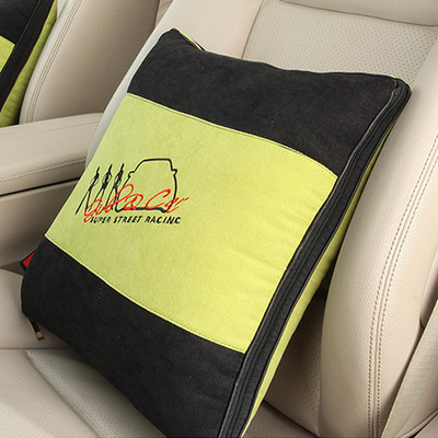 Universal Μαξιλάρι για προσκέφαλο λαιμού αυτοκινήτου Πάπλωμα μαξιλαριού διπλής χρήσης Υποστήριξη κεφαλής καθίσματος αυτοκινήτου Προστατευτικό λαιμού Αυτοκινήτων Πτυσσόμενο πάπλωμα καθίσματος