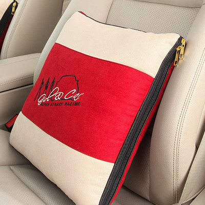 Universal Μαξιλάρι για προσκέφαλο λαιμού αυτοκινήτου Πάπλωμα μαξιλαριού διπλής χρήσης Υποστήριξη κεφαλής καθίσματος αυτοκινήτου Προστατευτικό λαιμού Αυτοκινήτων Πτυσσόμενο πάπλωμα καθίσματος