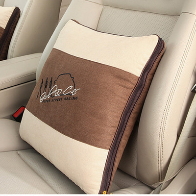 Universal Μαξιλάρι για προσκέφαλο λαιμού αυτοκινήτου Πάπλωμα μαξιλαριού διπλής χρήσης Υποστήριξη κεφαλής καθίσματος αυτοκινήτου Προστατευτικό λαιμού Αυτοκινήτων Πτυσσόμενο πάπλωμα καθίσματος