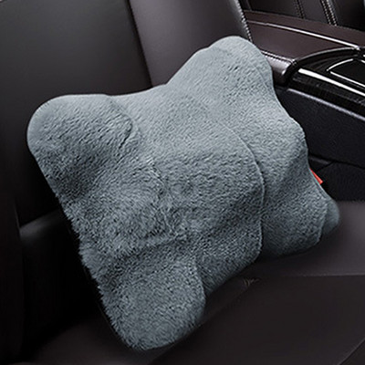 Υποστήριξη οσφυϊκής κεφαλής αυτοκινήτου Υποστήριξη μαξιλαριού λαιμού Μαλακά μαξιλάρια αυχένα Μαξιλάρι αυτοκινήτου Στήριγμα πλάτης οσφυϊκού μαξιλαριού αυτοκινήτου Χειμώνας Ζεστός
