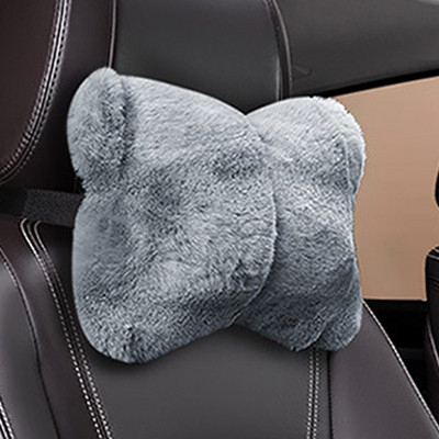 Υποστήριξη οσφυϊκής κεφαλής αυτοκινήτου Υποστήριξη μαξιλαριού λαιμού Μαλακά μαξιλάρια αυχένα Μαξιλάρι αυτοκινήτου Στήριγμα πλάτης οσφυϊκού μαξιλαριού αυτοκινήτου Χειμώνας Ζεστός