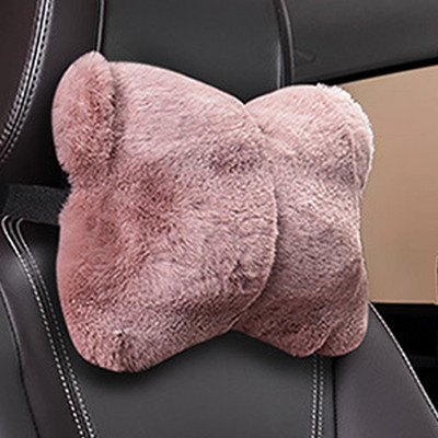 Υποστήριξη οσφυϊκής κεφαλής αυτοκινήτου Υποστήριξη μαξιλαριού λαιμού Μαλακά μαξιλάρια αυχένα Μαξιλάρι αυτοκινήτου Στήριγμα πλάτης οσφυϊκού μαξιλαριού αυτοκινήτου Χειμώνας Ζεστός