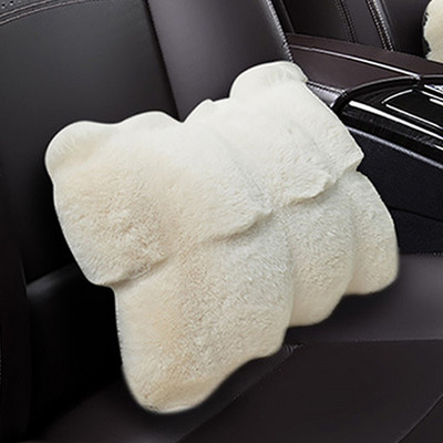 Υποστήριξη οσφυϊκής κεφαλής αυτοκινήτου Υποστήριξη μαξιλαριού λαιμού Μαλακά μαξιλάρια αυχένα Μαξιλάρι αυτοκινήτου Στήριγμα πλάτης οσφυϊκού μαξιλαριού αυτοκινήτου Χειμώνας Ζεστός