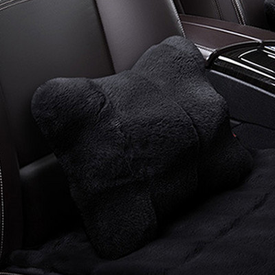 Υποστήριξη οσφυϊκής κεφαλής αυτοκινήτου Υποστήριξη μαξιλαριού λαιμού Μαλακά μαξιλάρια αυχένα Μαξιλάρι αυτοκινήτου Στήριγμα πλάτης οσφυϊκού μαξιλαριού αυτοκινήτου Χειμώνας Ζεστός