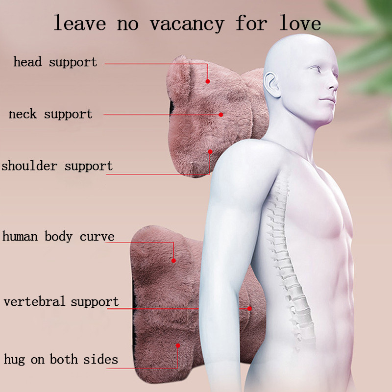 Υποστήριξη οσφυϊκής κεφαλής αυτοκινήτου Υποστήριξη μαξιλαριού λαιμού Μαλακά μαξιλάρια αυχένα Μαξιλάρι αυτοκινήτου Στήριγμα πλάτης οσφυϊκού μαξιλαριού αυτοκινήτου Χειμώνας Ζεστός